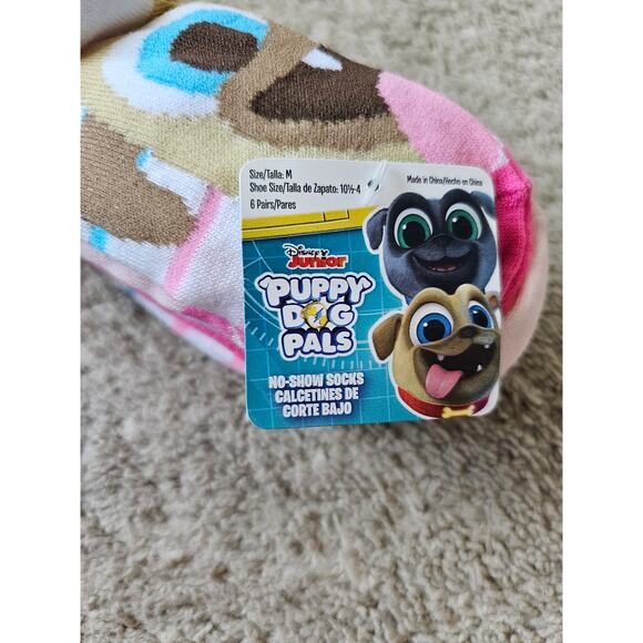 Disney Puppy Dog Pals 6 pair of girls socks size medium - Picture 2 of 4